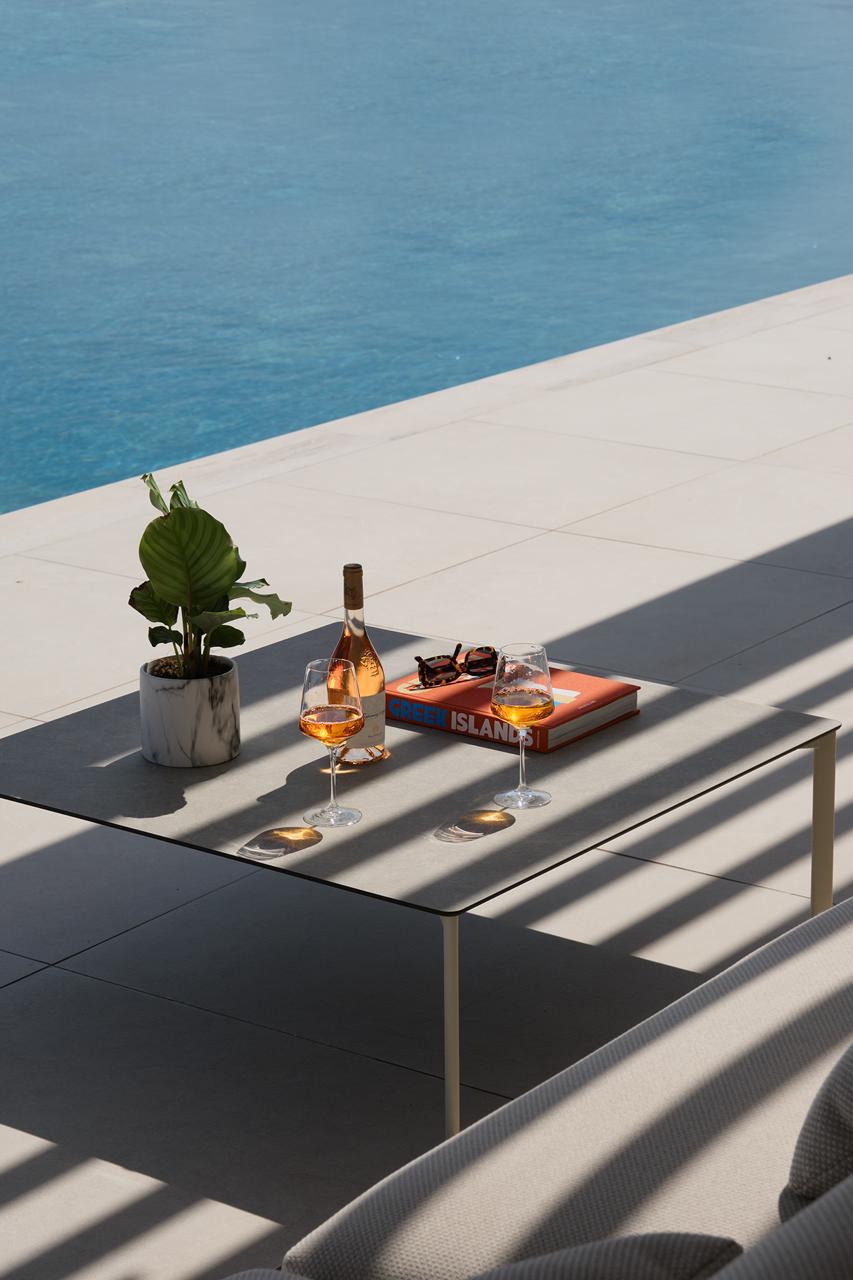 Golden hour on the terrace