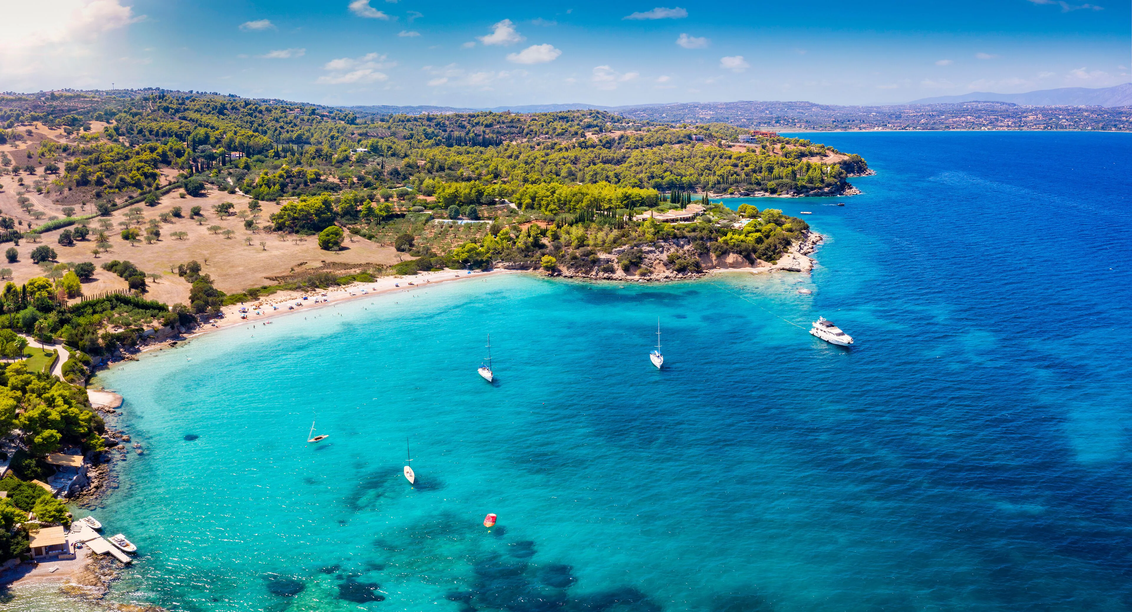 The bay at Porto Heli, Greece
